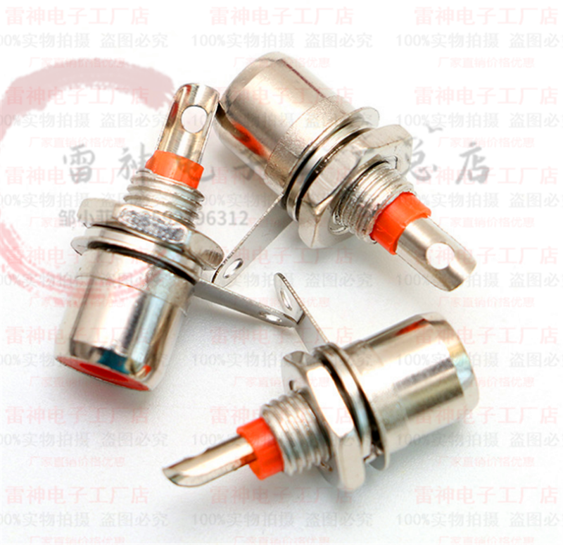 Direct selling Lotus Mother 512 RCA socket lotus head AV socket signal socket clamp column