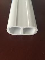 Hengli factory direct PVC square pipe plastic pipe PVC pipe 25 * 50mm