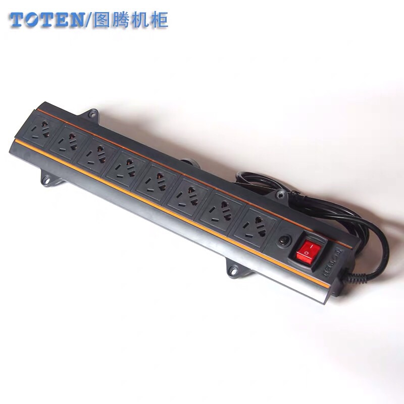 Totem 8-bit ordinary row plug PDU Power distributor cabinet socket Totem cabinet ordinary PDU