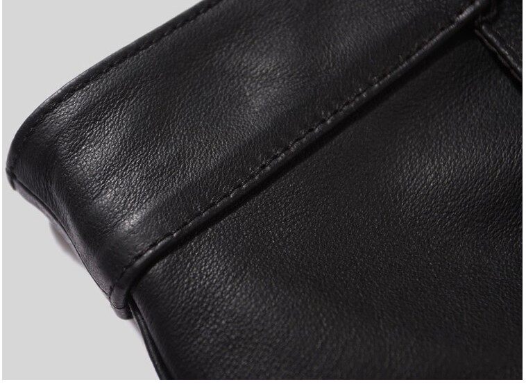 Pantalon cuir homme droit pour hiver - Ref 1491990 Image 21