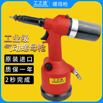 Taiwan Pneumatic Riveter Nut Gun Fully Automatic Hydraulic Pull Cap Gun Pull Riveting Gun Rivet Gun Stainless Steel Nail Lardie Gun