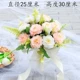 Желтый белый+шампанский гибискус роза
