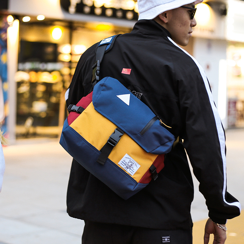 Across Messenger Bag Ins Street Style Crossbody Bag Trendy Shoulder Bag Sports Casual Unisex Student Backpack