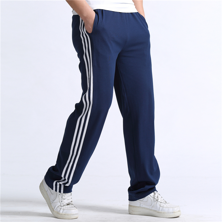 Quần thể thao mùa hè nam cộng với phân bón XL lỏng mùa xuân giản dị thẳng cộng với quần nhung chạy quần thun quần sịp