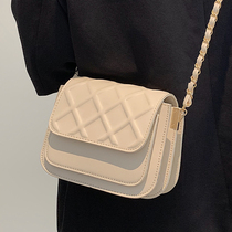 Small bag Girl 2021 new fashion nets Red Tides Womens Satchel Satchel High Level Sensinger Chain Small Square Bag Single Shoulder