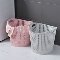 In the bathroom clothes artifact clothing collection basket dirty words basket dirty clothes Net red dirty clothes basket short frame