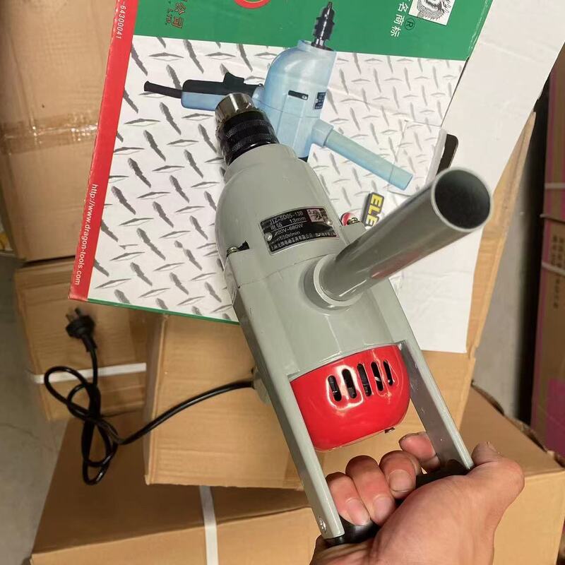 Inventory Clearance Shanghai Longpai 13mm Electric Drill with All-Aluminum Body, Suitable for Drilling Iron and Copper