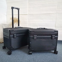 Черный подарочный пакет с прямым углом