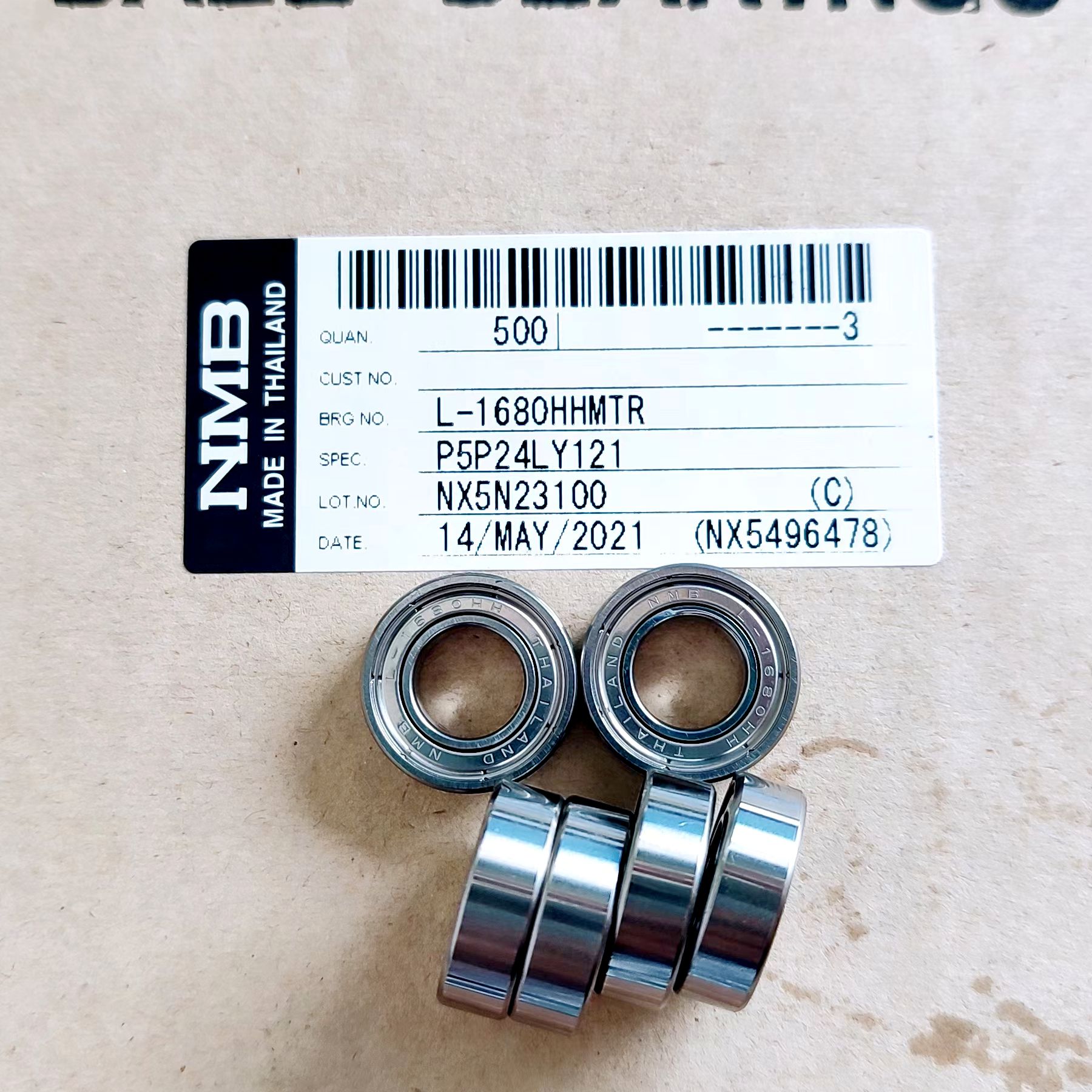 Japan imports NMB high-speed precision small model bearing MR52ZZ L-520ZZ (HH) 2*5*2 5