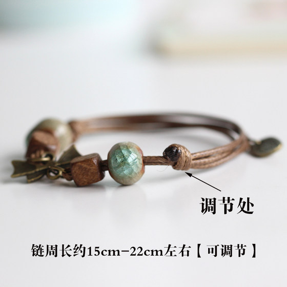 Broken Bridge original wisp of porcelain handmade creative Jingdezhen ceramic bracelet small jewelry women's jewelry 131