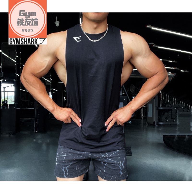 Gymshark Critical Summer Fitness Vest Men's American Sports Loose Cotton Sleeveless Vest