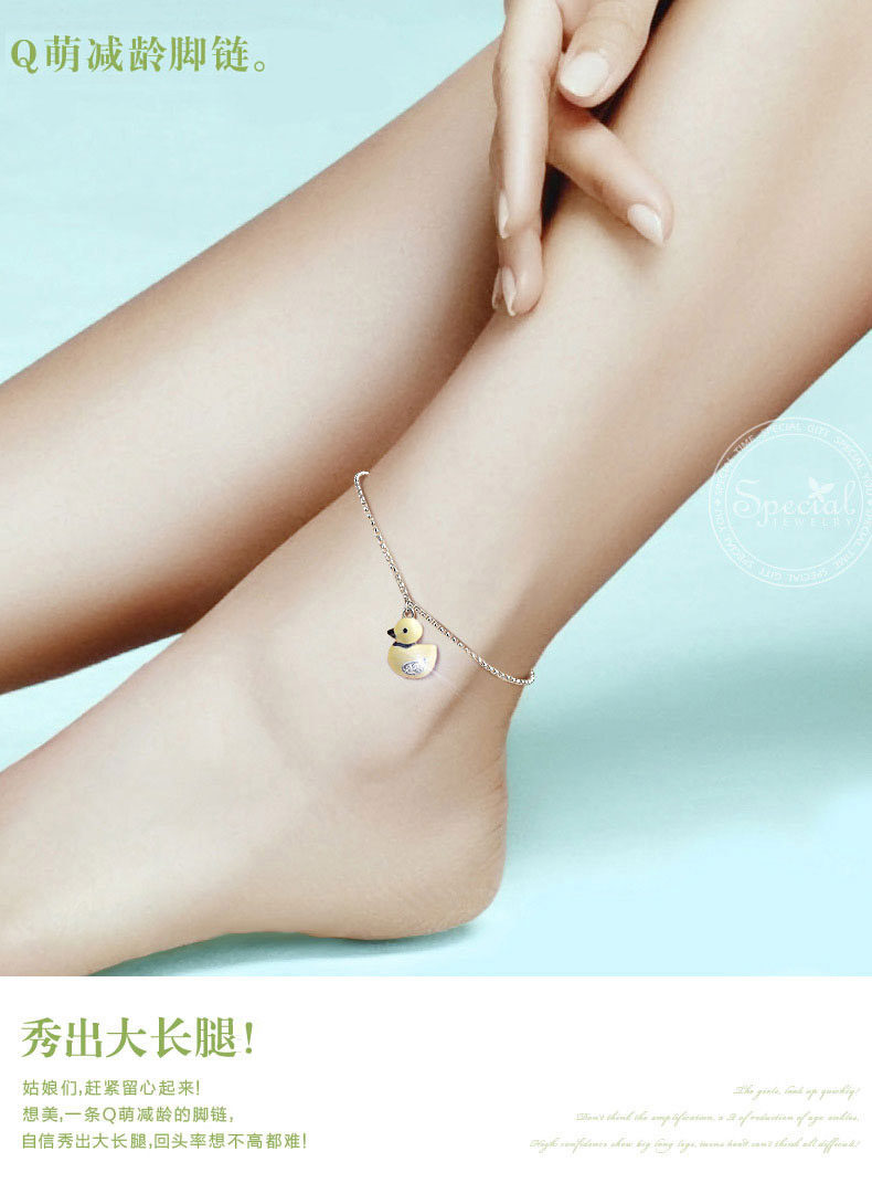 Bracelet de cheville Femme SPECIAL en Argenterie - Ref 3102273 Image 8