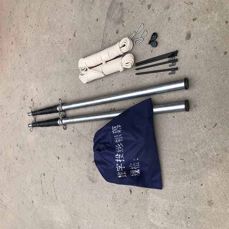 Film curtain rack telescopic kickstand Cotton Hemp Rope convenient for moving bracket fixed hemp rope tensioning rope