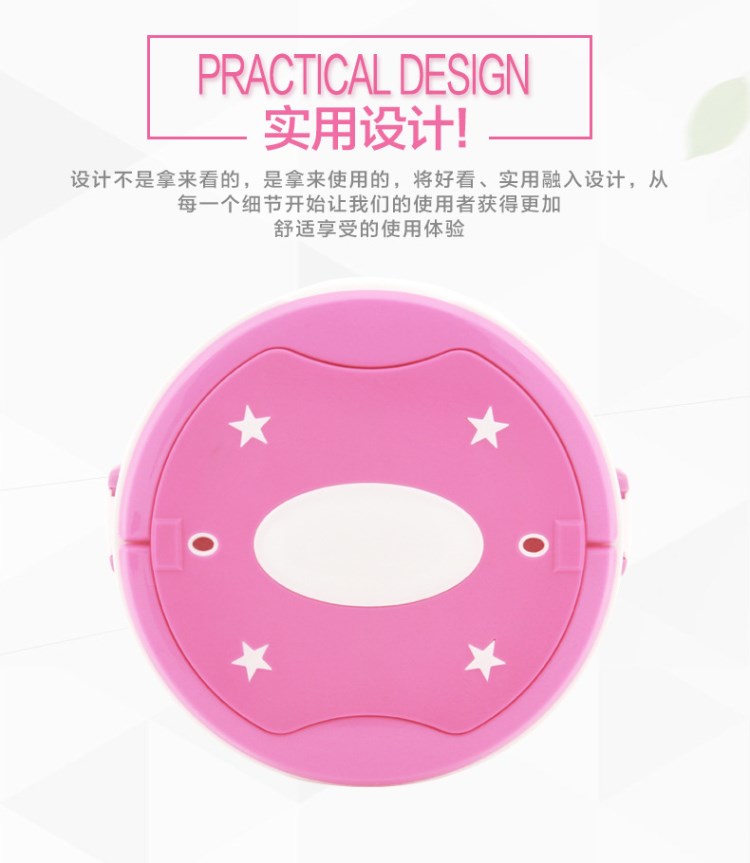Meihao hộp cơm điện điện tử cách nhiệt hộp cơm trưa mini cắm điện nồi cơm điện 2.2L thiết bị nhỏ tròn bốn lớp hộp đựng cơm hâm nóng