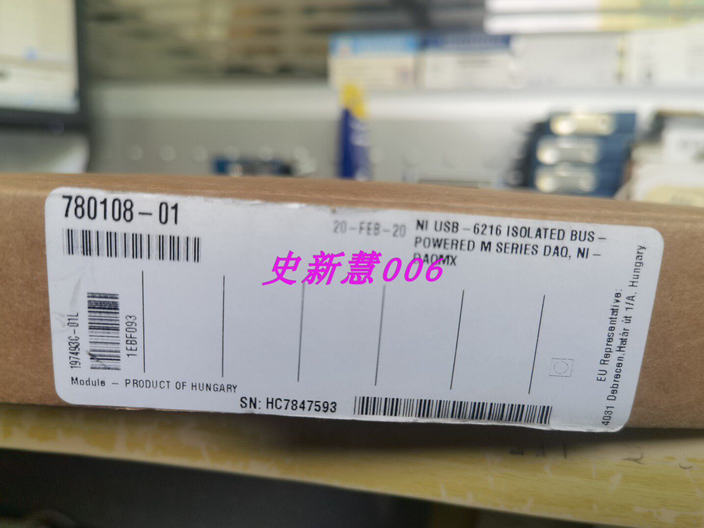 The NI USB-6216 original brand new to the new