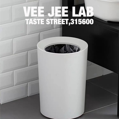 Design trash can Japan imported Asvel Nordic household living room bathroom without cover bedroom trash can