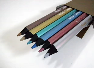 Marco Marco Line 6 Color Beautiful Metallic Color Pencil (толстый треугольный стержень) 6 Розничная цена