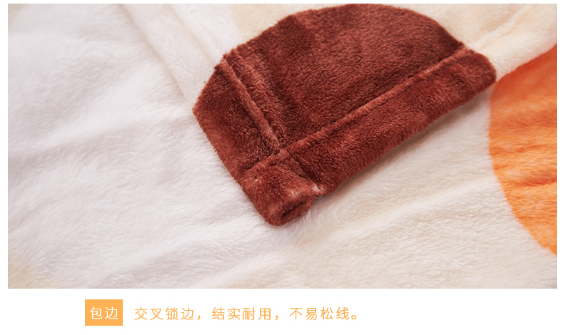 Hengyuanxiang flannel chăn điều hòa không khí chăn nap chăn văn phòng chăn đơn mùa thu và mùa đông giải trí chăn mền