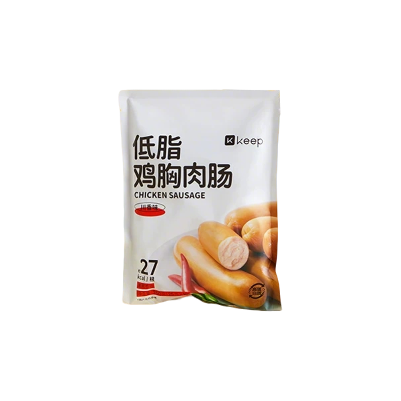 Keep低脂鸡胸肉肠无淀粉高蛋白代餐零食