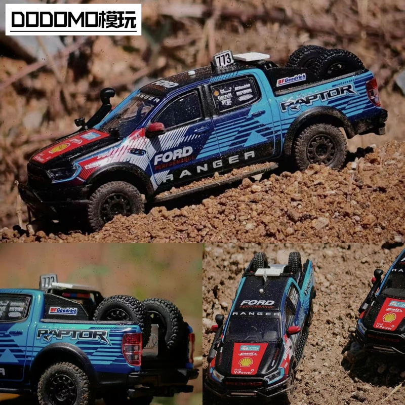 Mk Miniatures 1:64 Ranger Raptor Ford Small Raptor Ranger Alloy Car Model