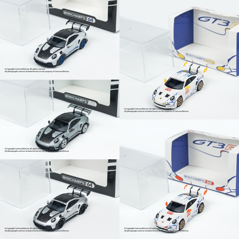 Minichamps Mini Cut 1:64 Porsche 911 992 Gt3 Rs 2024 Alloy Car Model
