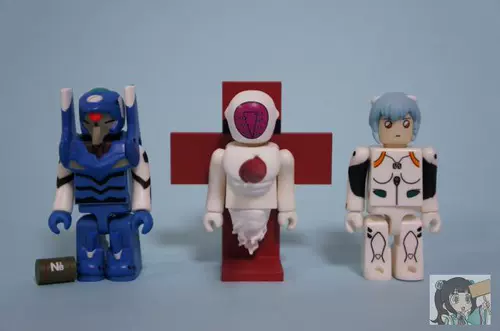 Medicom Kubrick Building Blockman Eva Zero Machine Reform Lingbo Lilith Set Set