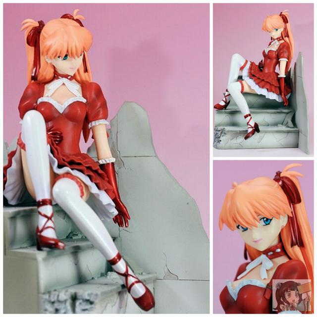 Suouse 1 7 EVA Qualifies Gothic Red Christmas Day Fragrant Wave Sitting Model