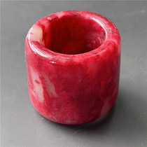 Antique handicrafts antique stone carvings rings and thumbnails red-2 a good product for appreciation