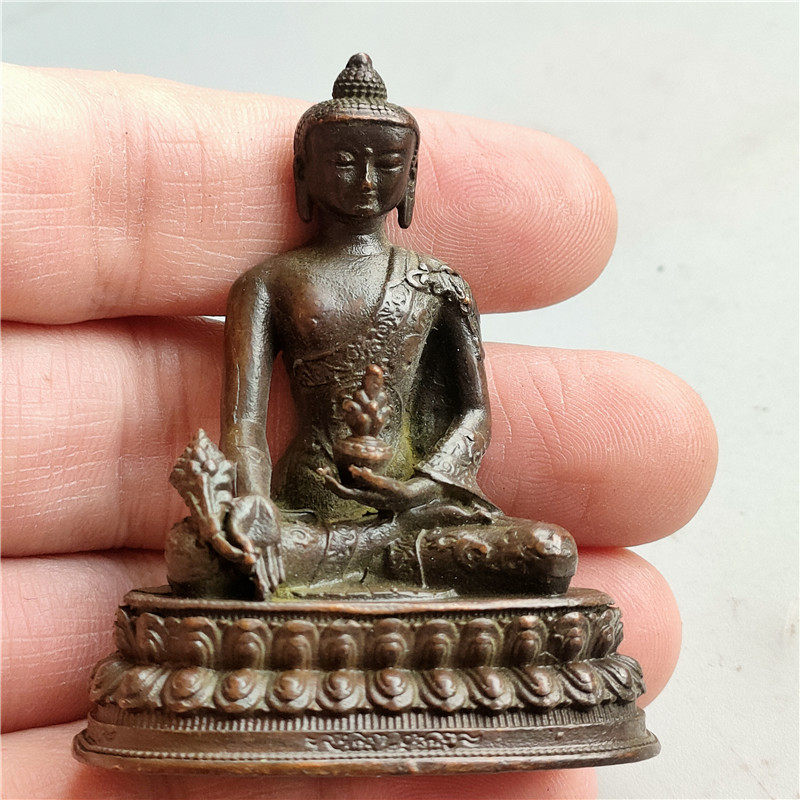 Antique Handicraft Exquisite Bronze Ware Pendulum Pieces of Buddhist statues Bauer Waterloo connoisseurre of the collection Jiapan-Taobao