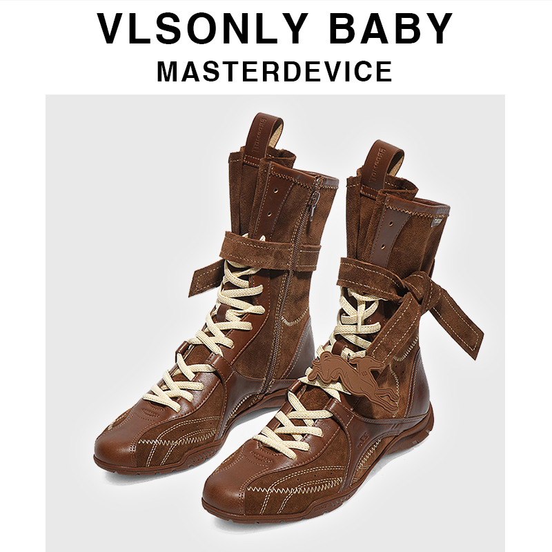 [Same Style as Zhang Xiaofei and Wu Xuanyi] Retro Martin Boots for Women, 2026 New Model, Suede Mid-Calf Boxing Short Boots