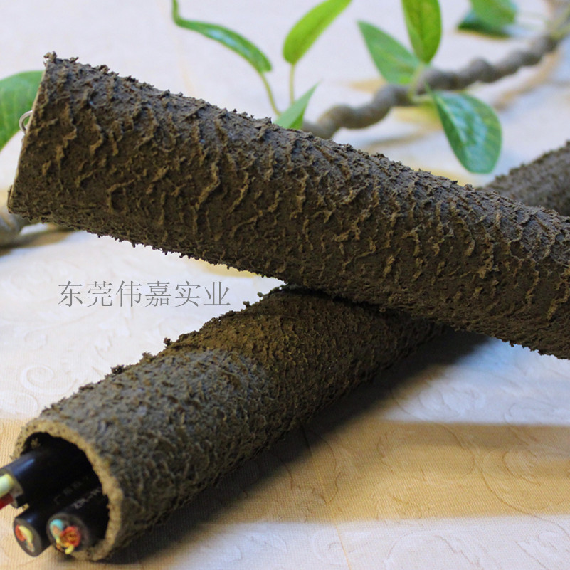 Simulation tree vine pipe inner diameter 32MM cable imitation vine jacket pipe imitation tree rattan imitation bark wire pipe