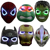 Halloween childrens anime mask helmet bat spider iron man captain america shield toy boy cos