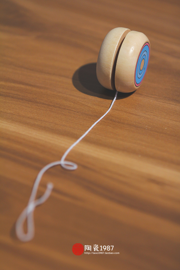 Zakka hoài cổ trẻ em cổ điển bằng gỗ yo-yo gỗ yo-yo đồ chơi yoyo bóng quà tặng