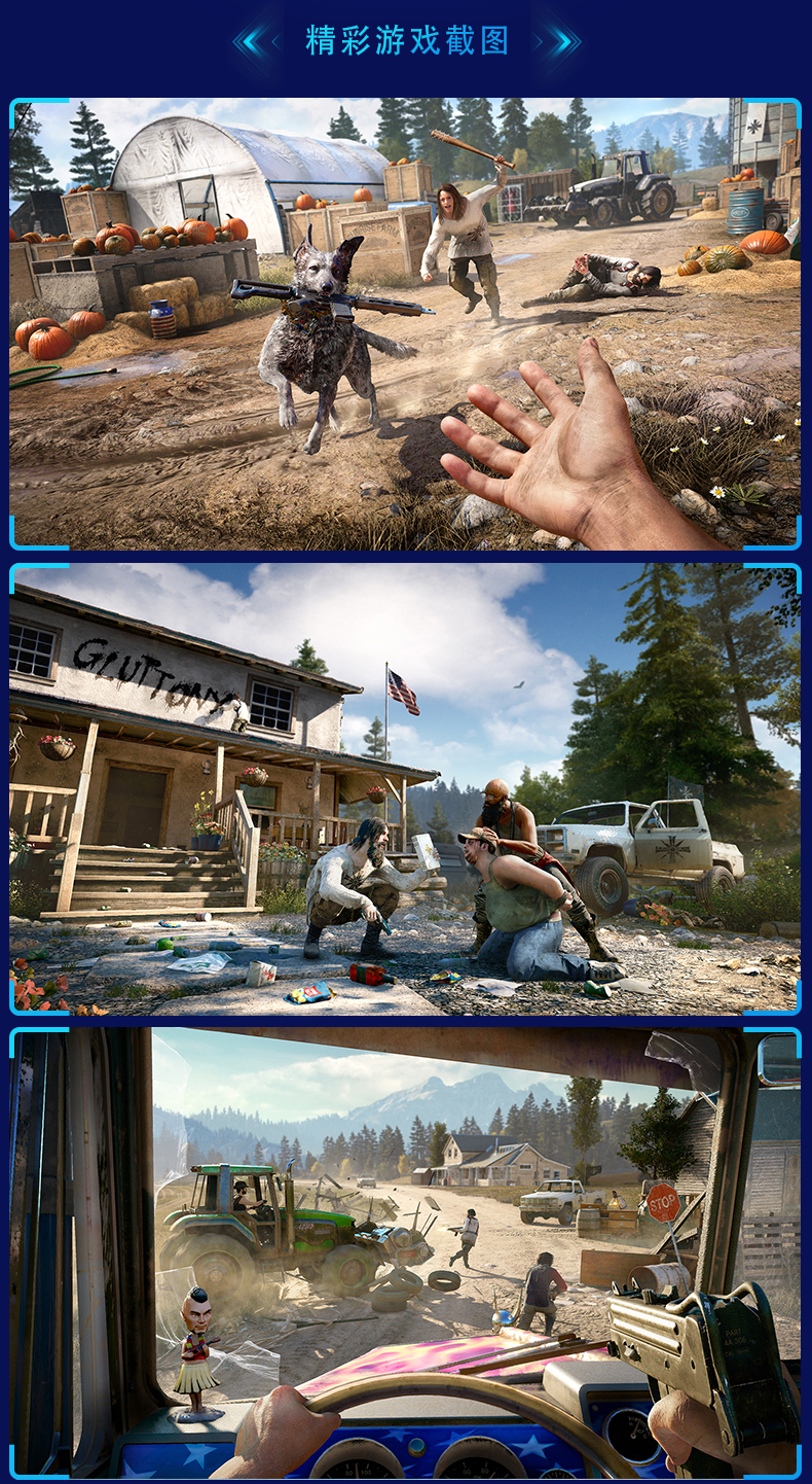 Trò chơi PS4 chính hãng Trung Quốc Far Cry 5 Polar Warfare 5 FarCry5 với mã đặc biệt - Trò chơi đĩa chơi game
