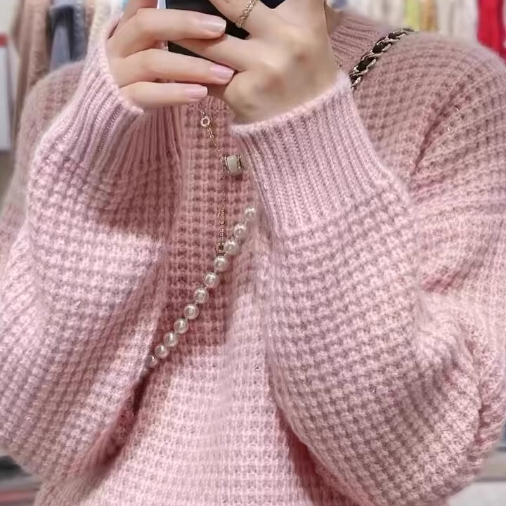 [Yang Yang Handmade] Heartfelt Pullover Cashmere Hand Knitting Tutorial Material Kit - Knitting a Pullover from Top to Bottom