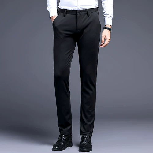 Осенние штаны для отдыха, мужской пиджак классического кроя, облегающий крой, свободный прямой крой