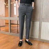 Трендовые штаны, осенний пиджак классического кроя, в корейском стиле