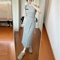 Цвет изображения [темперамент/перерыв на чай/французский стиль/уникальный/очень красивый/нишевый/чувство дизайна/любовный/стройный/популярный и красивый в этом году/отпуск на море/маленький/высокий/с талией/стиль Хепберн/высококлассный/без рукавов/трапеция/лето]