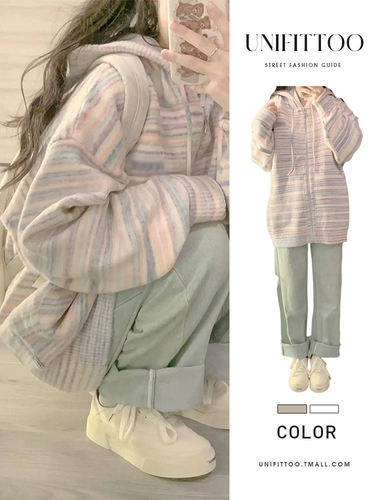 Большой спортивный шерстяной свитер с капюшоном, осенняя куртка для отдыха, США, оверсайз