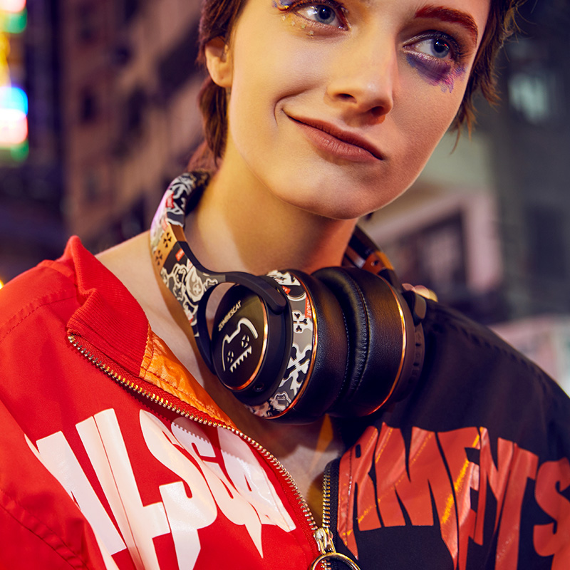 Active noise reduction Mori sound devil cat Bluetooth headset headset wireless headset Sony mobile phone Universal Music