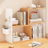 Bookshelf desktop corner storage rack simple multi-layer student desk storage rack retractable hole board organizing rack
