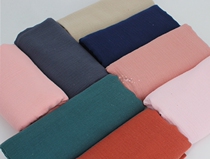 Clear double layer gauze crepe fabric pure cotton breathable comfortable surrounding mouth diaper Conditioning Blanket Skirt Pants Sleeping clothing Home Fabric