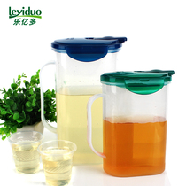  Leyiduo kettle cold water kettle set Water storage kettle Plastic outdoor travel portable kettle Juice kettle two-piece set