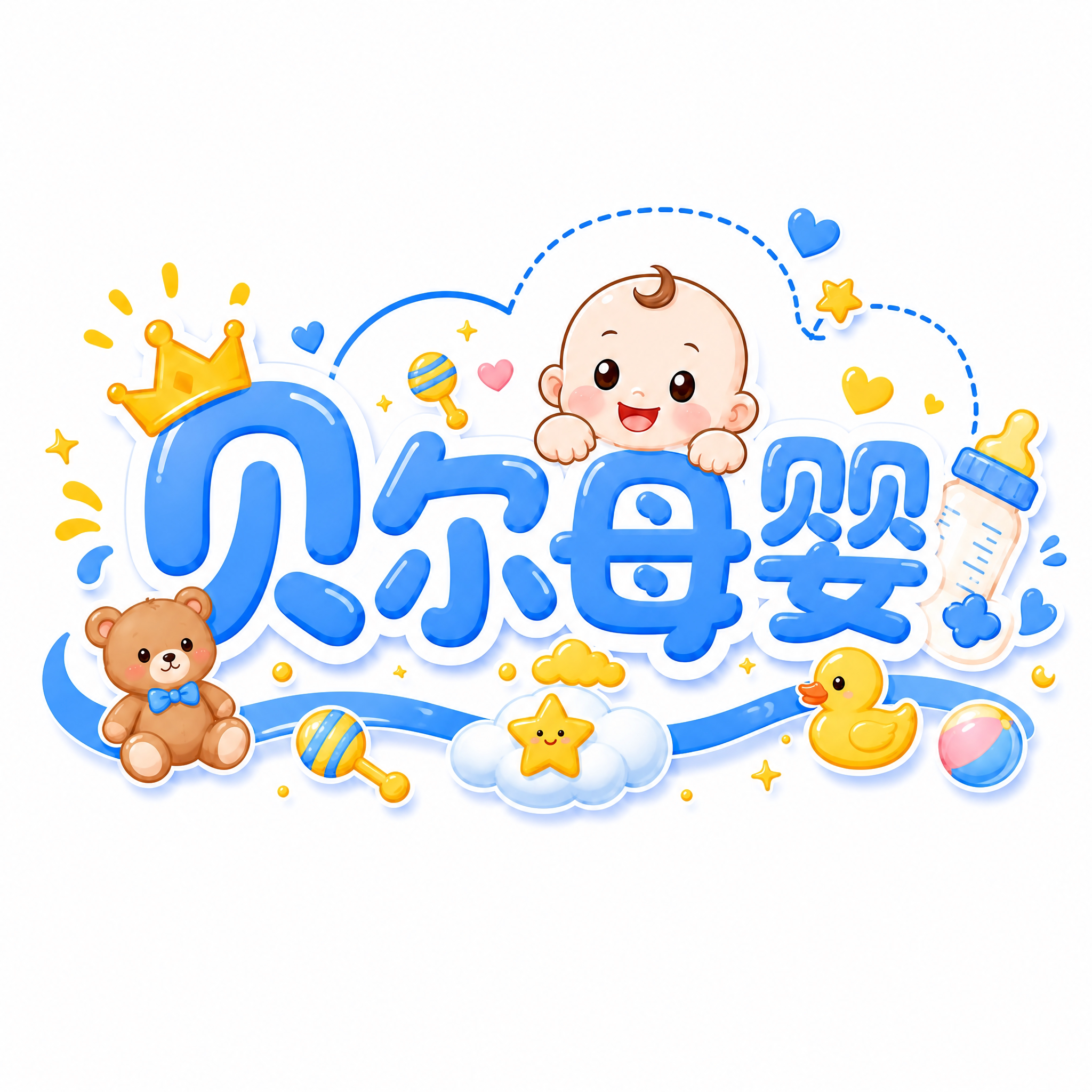 贝尔母婴 线下20年实体店的LOGO
