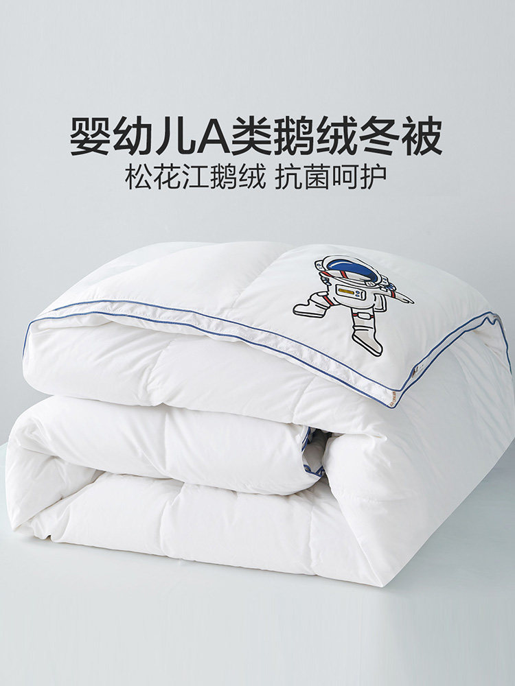 Mercury Home Textiles Quilt 95% White Goose down Quilt Class a Winter Quilt Warm Antibacterial Single/Double down Quilt Core New Year Gift