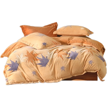 Mercury Home Textiles anti-static milk velvet four-piece set thickened warm velvet set autumn and winter bed sheets and quilt covers 24 new products