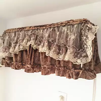 jin si rong kong diao zhao wall-mounted air conditioning fabric empty article Gree lace kong diao tao dust cover hanging air conditioning cover coffee