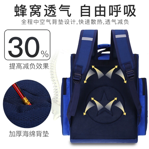 Вместительный и большой водонепроницаемый школьный рюкзак подходит для мужчин и женщин со сниженной нагрузкой, 1-3-6 года, 5шт, надевается на плечо, защита позвоночника