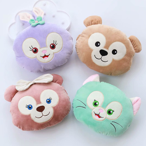 Cute cartoon car headrest neck pillow car seat car pillow neck pillow cartoon car decoration