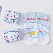 6 pairs of small white dog socks womens socks Womens Boat socks cotton short tube spring and summer low shallow invisible socks